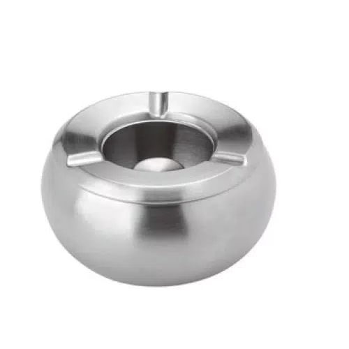 Luxpresso "Twister" Windascher/Windaschenbecher Edelstahl/Aschenbecher für draußen - ØxH=10