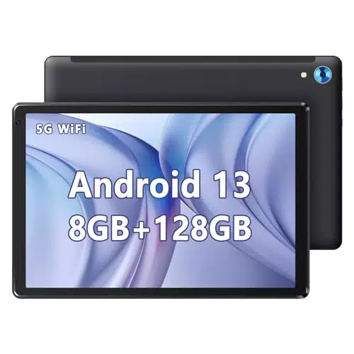 Lville Tablet 10 Zoll Android 13 Tablet, 8GB RAM 128GB ROM 1TB TF