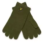 Lyle & Scott Handschuhe für Herren und Damen olive-grün - Racked rib gloves Casual