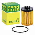 MANN-FILTER HU 712/8 X Ölfilter Ölfilter Satz mit Dichtung / Dichtungssatz Für PKW