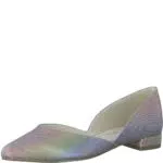 MARCO TOZZI Damen Ballerinas, Blockabsatz, weiches FEEL ME Fußbett