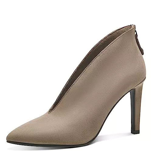 MARCO TOZZI Damen Pumps Elegant V-Ausschnitt, Braun