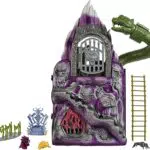 Masters of the Universe MOTU Origins Snake Mountain - Spielset mit authentischem Design und vielen Features inklusive Käfig