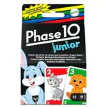 Mattel Games Phase 10 Junior - Rommé-artiges Spiel mit mehreren Spielebenen