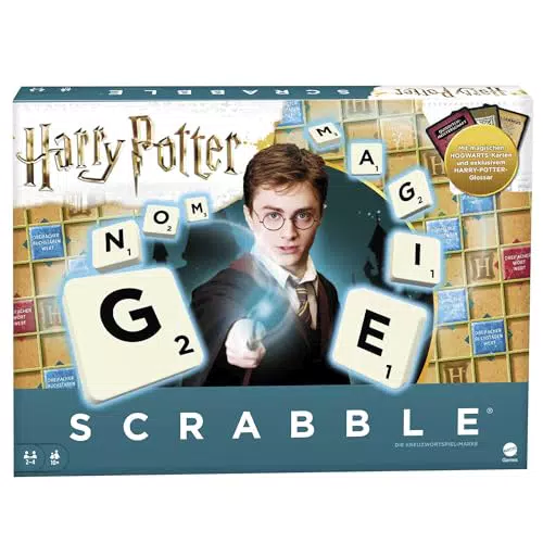 Mattel Games - Scrabble Harry Potter Wortspiel in deutscher Sprachversion