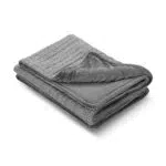 medisana HB 680 Kuschelheizdecke, Kuscheldecke im Strickmuster mit Abschaltautomatik