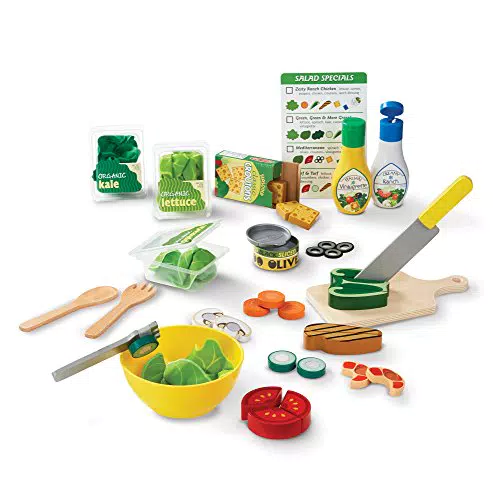 Melissa & Doug Set zum Schneiden und Mischen von Salat