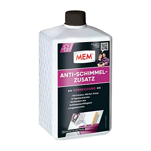 MEM Anti-Schimmel-Zusatz, Optimaler Langzeitschutz, Verhindert die Schimmelanfälligkeit