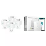 Meross WLAN Steckdose 16A, Smart Steckdose Misst den Strommverbrauch & Vernetzter Rollladenschalter