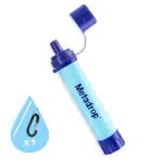 Metadrop Outdoor Wasserfilter Persönliche Wasserfiltration Stroh Notfall Überlebensausrüstung Wasserreiniger für Camping