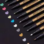 Metallic Marker Stifte Set, Ostern Basteln, 10 Farben