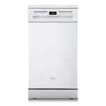 Midea SF 5.45NW wi Geschirrspüler 45cm Spülmaschine mit WIFI/Geschirrspüler Freistehend & Unterbau / 9 MGD / 47 db / 6 Programme / 63 kWh/100 Zyklen -weiß Energieklasse D