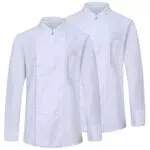 MISEMIYA - Pack 2 Einheiten -Herren Kochjacke - Herren Kochjacke - Hospitality Uniform - Ref.842 - XX-Large