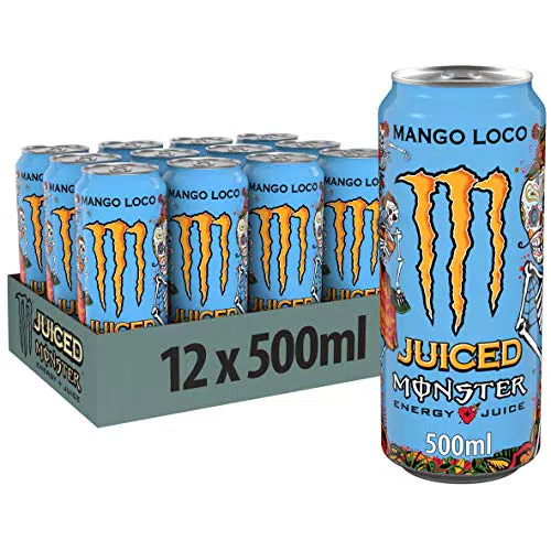 Monster Energy Mango Loco - koffeinhaltiger Energy Drink mit tropischem Fruchtgeschmack aus Mango