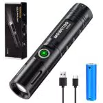MOWETOO LED Taschenlampe Aufladbar, 3500 Lumens Extrem Hell Taschenlampe