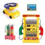 Musiksipeizeug Multifunktional mit Tankstelle fur Kinder Interaktives Musikspielzeug Lenkrad für Kinder ab 3 Jahren