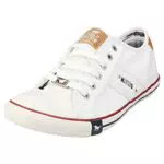 Mustang 4058305, Herren Low-Top Sneaker, Weiß
