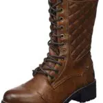 MUSTANG Damen Schnuer-Stiefelette, Cognac
