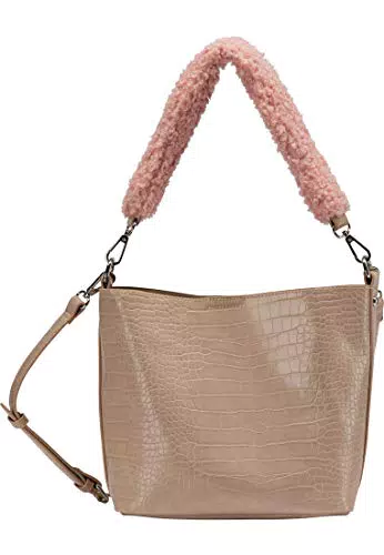 myMo Henkeltasche Damen 12912604 Beige, ONESIZE Beige