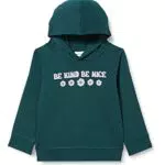 NAME IT Baby Girls NMFSILKE Sweat BRU Sweatshirt, Sea Moss