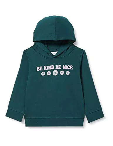 NAME IT Baby Girls NMFSILKE Sweat BRU Sweatshirt, Sea Moss
