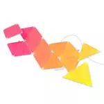 Nanoleaf Shapes Triangle Starter Kit, 15 Smarten Dreieckigen LED Panels RGBW - Modulare WLAN 16 Mio Farben Wandleuchte Innen