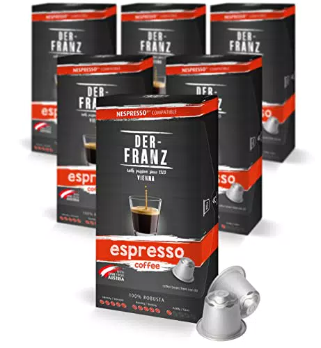 Nespresso kompatible Kaffee Kapseln, 6 x 10 Kapseln