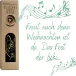 Neu! SINGENDER WEIN für WEIHNACHTEN - ein Cuvée rosé mit eigenem Weihnachtslied - im nachhaltigen Geschenkkarton - das ideale Weingeschenk!