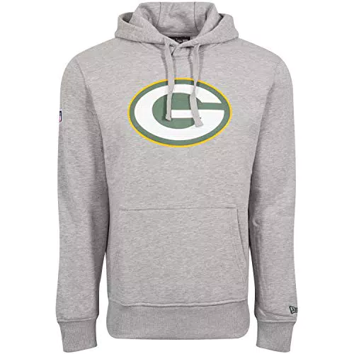 New Era Green Bay Packers NFL Team Logo Heather Grey -