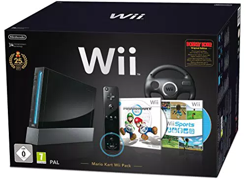 Nintendo Wii "Mario Kart Pak" - Konsole inkl. Wii Sports