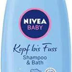 NIVEA BABY Kopf bis Fuss Shampoo & Bad, mildes Babyshampoo & Duschgel mit beruhigender Kamille