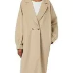 NOISY MAY Damen NMSOFFY LS Trenchcoat NOOS Mantel, Nomad/Detail:DTM Lining