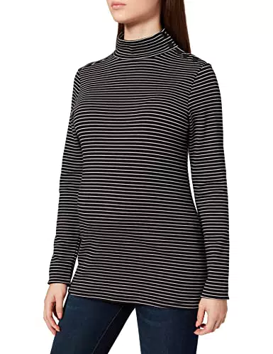 Noppies Maternity Damen Top ls YD Hayti T-Shirt, Black-P090