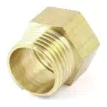 NPT 1/2 Innengewinde für G 1/2 Außengewinde - Rohrverschlussadapter