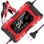 NWOUIIAY 6A Autobatterie Ladegerät 12V KFZ Batterieladegerät Auto Motorradbatterie Ladegeräte für Auto Motorrad LKW PKW Wohnwagen Roller