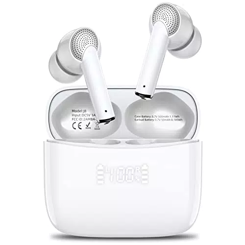 NZKEEYZI Bluetooth Kopfhörer, Bluetooth 5.3 Kopfhörer In Ear mit HD Mikrofon