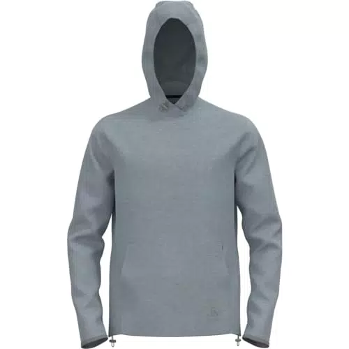 Odlo Herren Laufhoody ESSENTIAL, stone grey melange