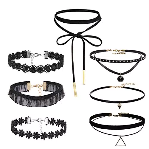 OIDEA Tatoo Damen Choker Set, vielseitige Stil