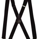 Olata Unisex-Hosenträger schmal/x-förmige Hosenträger mit Karabinern 2