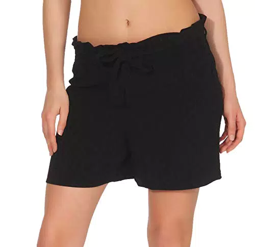 ONLY NOS Damen Onlturner Paper Bag WVN Noos Shorts, Schwarz