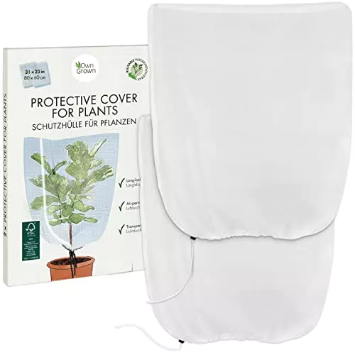 OwnGrown Pflanzenschutz Winter: 2X Winterschutz für Pflanzen Atmungsaktive