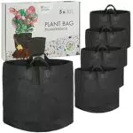 OwnGrown Pflanzsack 30l Set : 5x30l Pflanzen Tasche für Balkon und Kübelpflanzen Kartoffel Pflanzsack Pflanztasche Balkon Pflanzkübel 30l Pflanzgefäße für Draussen
