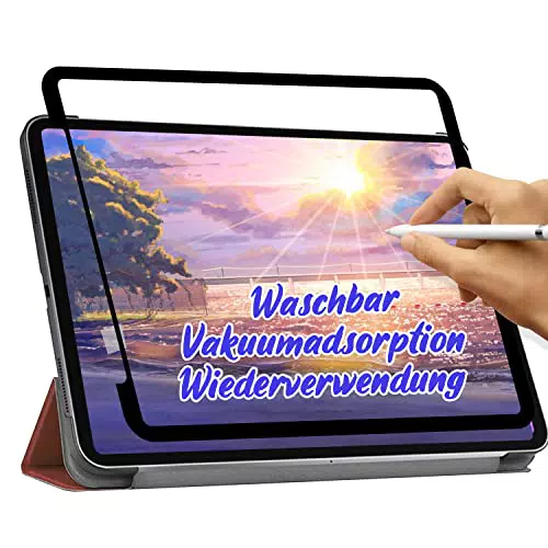 Papierfolie Schutzfolie Nano-Saugnäpfe, für iPad 7./8./9. Generation