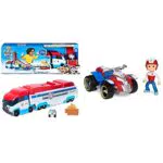 PAW Patrol 6053406-3 Launch'N Haul PAW Patroller für True Metal Fahrzeuge & Quad-Fahrzeug mit Ryder-Figur