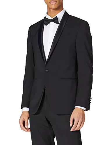 Pierre Cardin Herren 41220-850-94602-2000 Blazer, schwarz