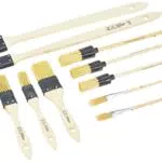 Pinselset Malerpinsel Set 10 teilig mit Flachpinsel