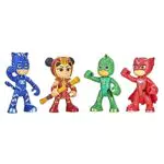 PJ Masks Pyjamahelden und An Yu Figurenset, 4 bewegliche Action-Figuren und 1 Accessoire für Kinder ab 3 Jahren