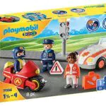 PLAYMOBIL 1.2.3 71156 Helden des Alltags, Lernspielzeug & Motorikspielzeug für Kleinkinder