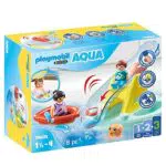 PLAYMOBIL 1.2.3 Aqua 70635 Badeinsel mit Wasserrutsche