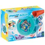 PLAYMOBIL 1.2.3 Aqua 70636 Wasserwirbelrad mit Babyhai
